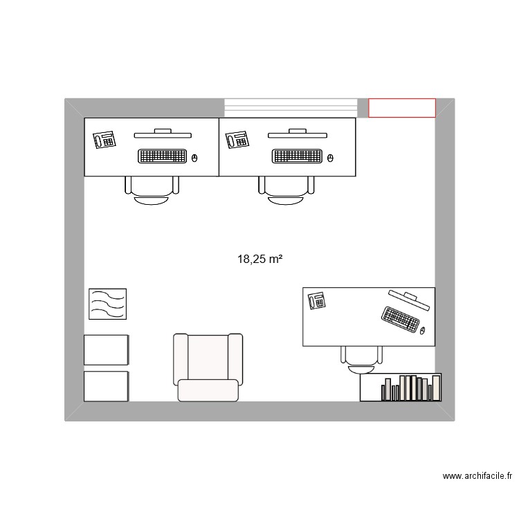 Current Office. Plan de 0 pièce et 0 m2