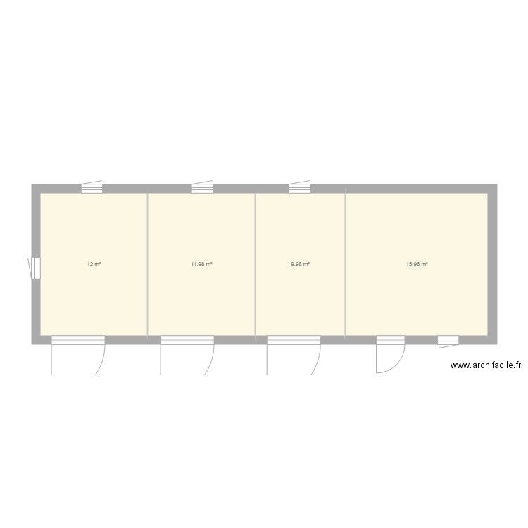 stall 1. Plan de 0 pièce et 0 m2