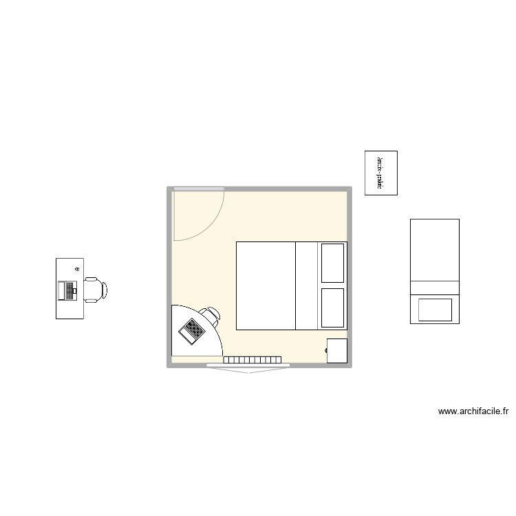 chambre loute 2. Plan de 0 pièce et 0 m2