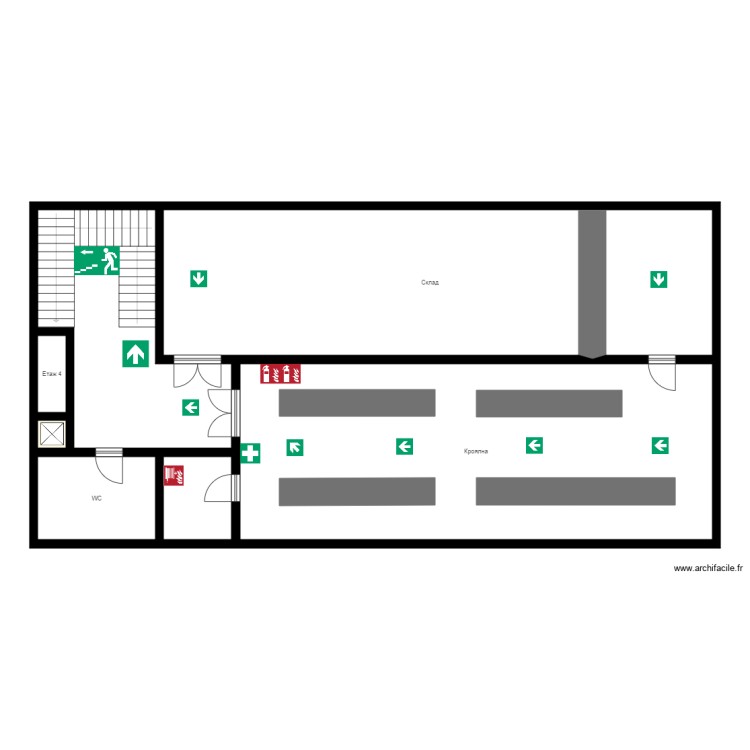 fl 4. Plan de 0 pièce et 0 m2