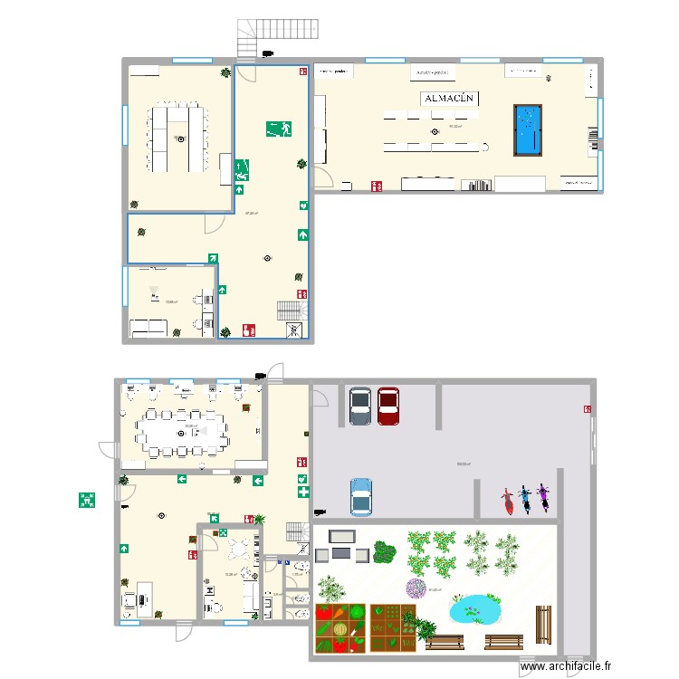 rihab. Plan de 0 pièce et 0 m2