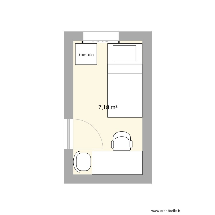 Cuarto. Plan de 0 pièce et 0 m2