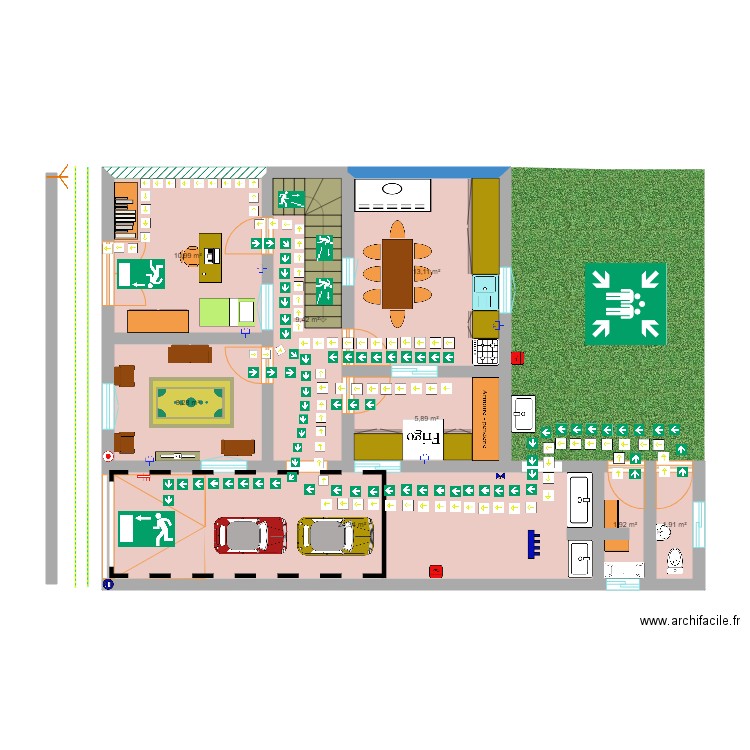Plano DESASTRES. Plan de 0 pièce et 0 m2