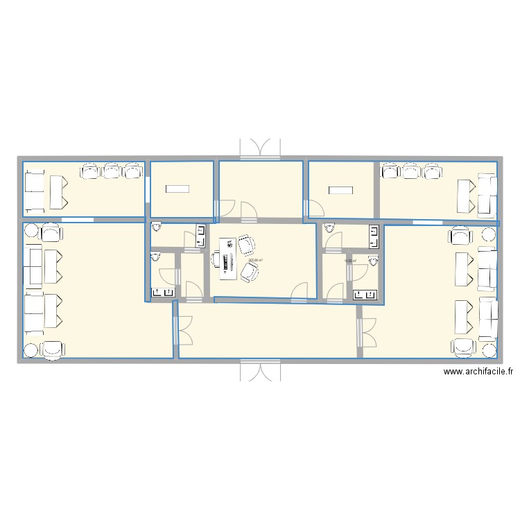 Tanatorio. Plan de 0 pièce et 0 m2