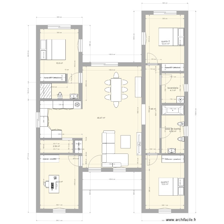 casa gafanha 3. Plan de 0 pièce et 0 m2