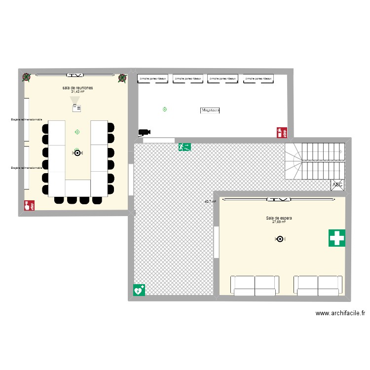 1planta. Plan de 0 pièce et 0 m2