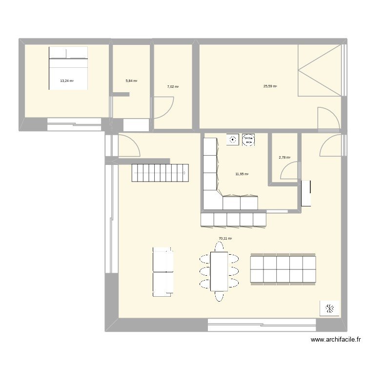 rdc sdmp. Floor plan with 0 room and 0 m2