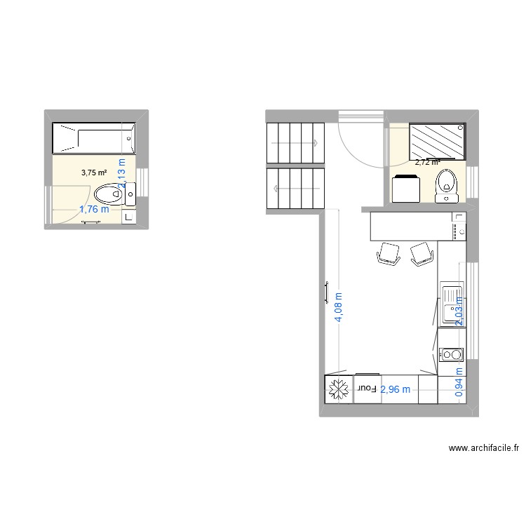 Remodel. Plan de 0 pièce et 0 m2
