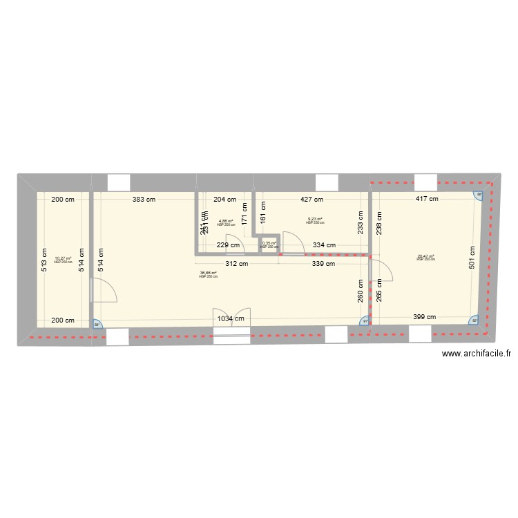 PBh01Flor1. Plan de 0 pièce et 0 m2