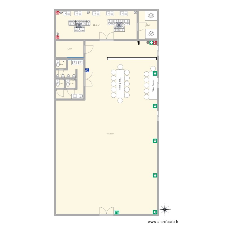 Plano Isla Vocado 1 piso borra. Plan de 0 pièce et 0 m2