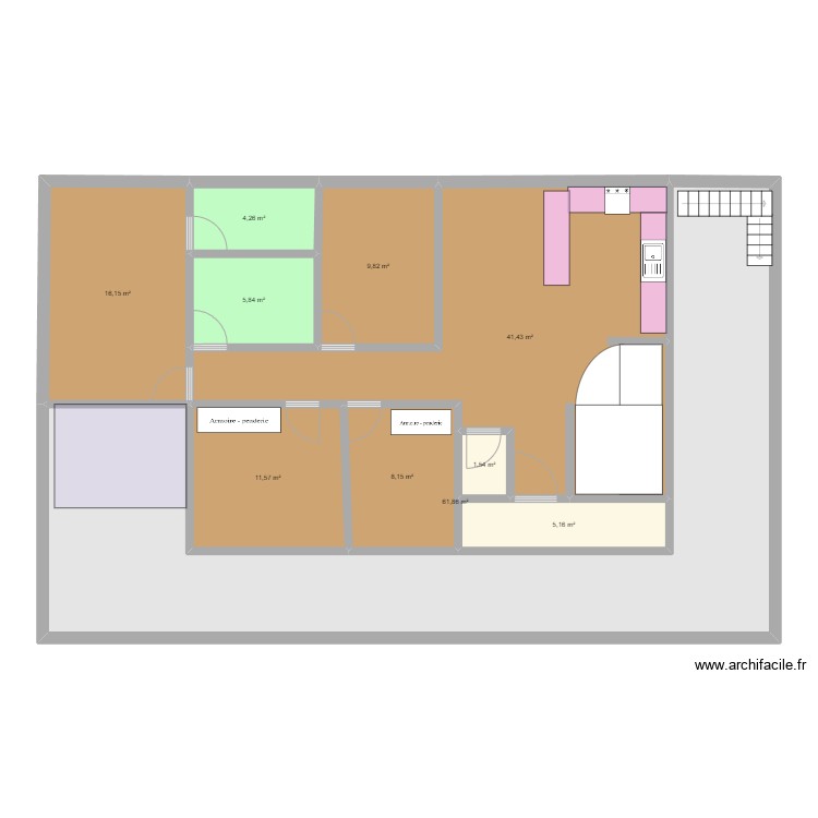 New home. Plan de 0 pièce et 0 m2