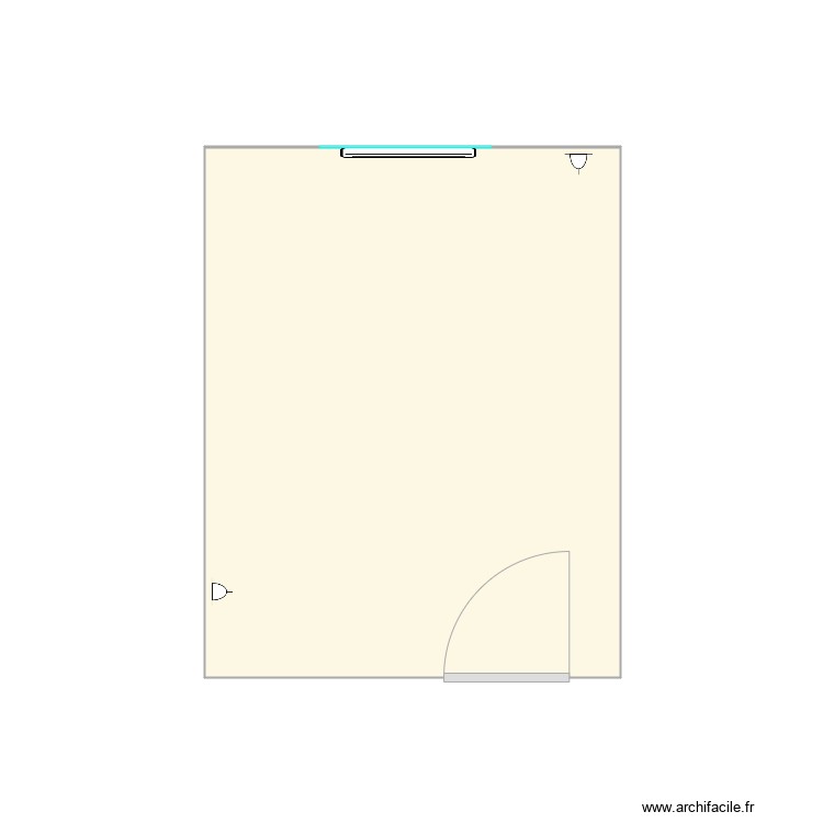 Flat 2 Small Bedroom. Plan de 0 pièce et 0 m2