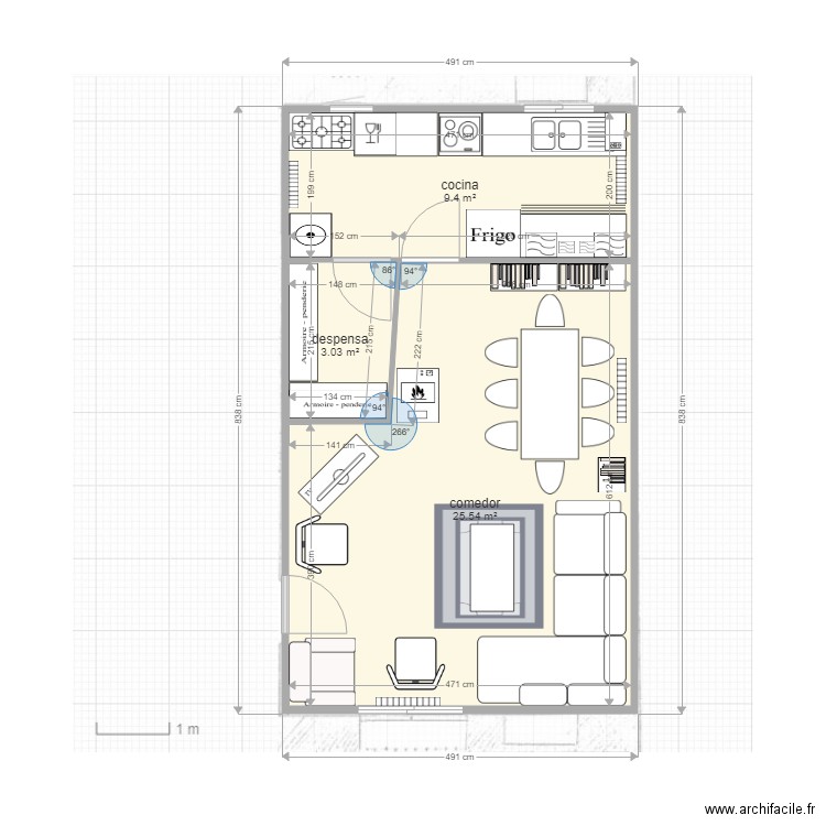 campicocinacomedorfutura1. Plan de 0 pièce et 0 m2