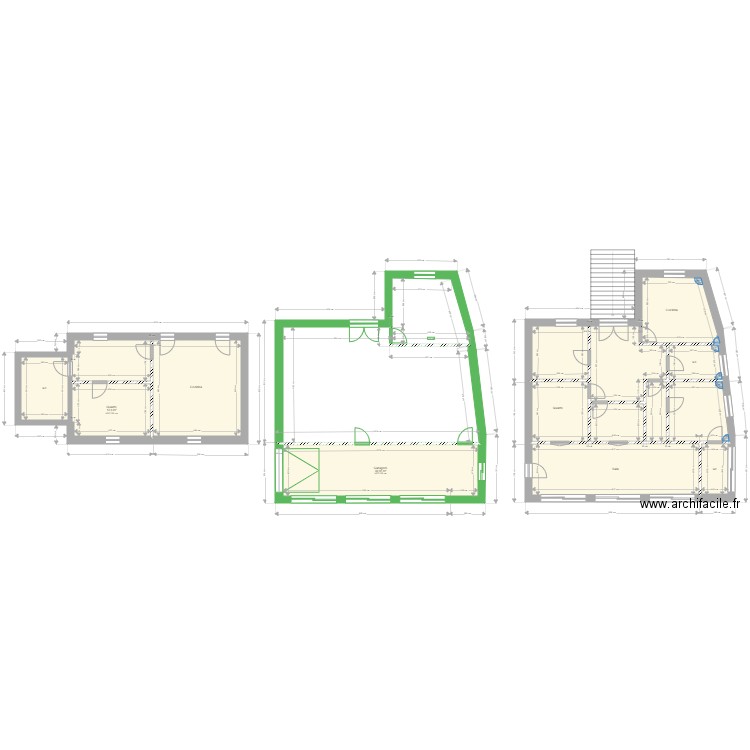 plantas de Coura. Plan de 0 pièce et 0 m2