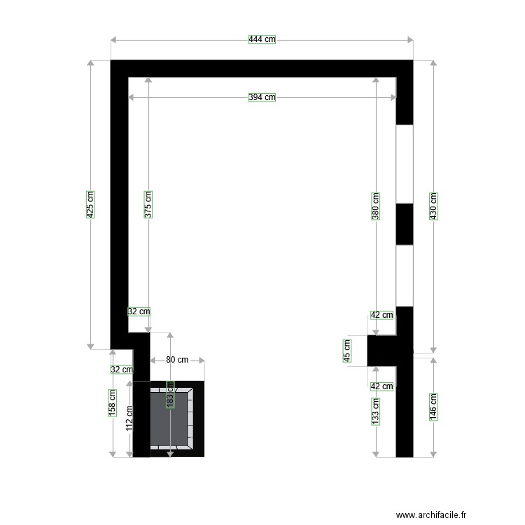imbis. Plan de 0 pièce et 0 m2