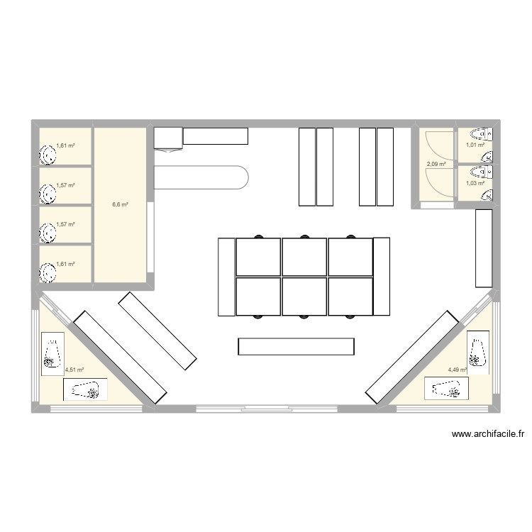 bUTIQUE. Plan de 0 pièce et 0 m2