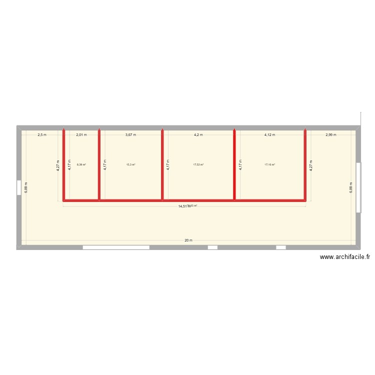Stable. Plan de 0 pièce et 0 m2