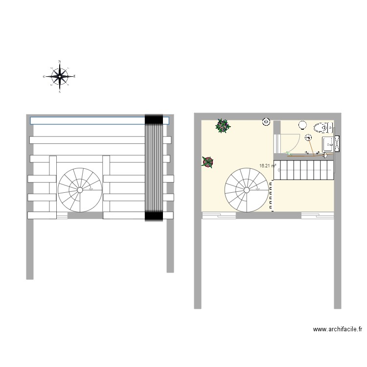 FrutaBaño20. Plan de 0 pièce et 0 m2