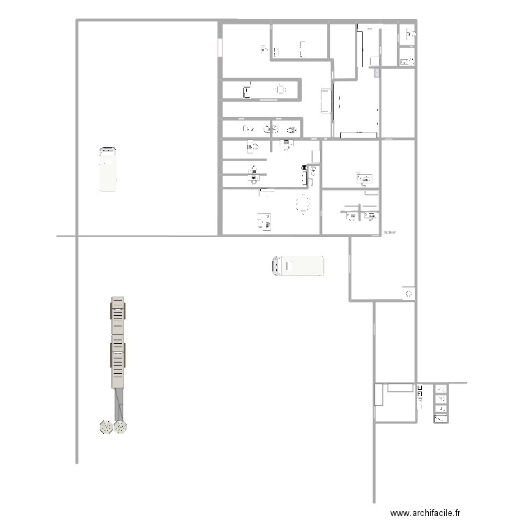 planta. Plan de 0 pièce et 0 m2