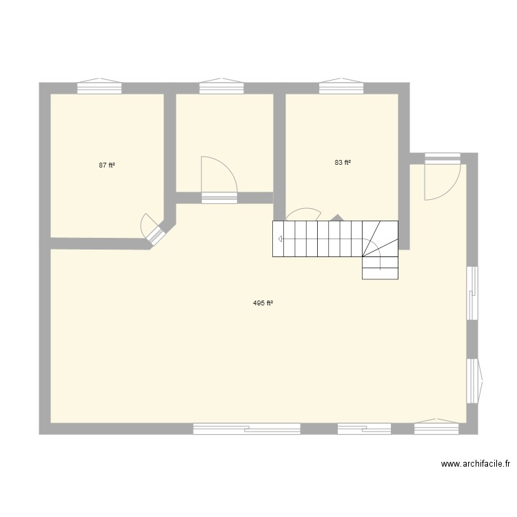 chalet 2. Plan de 0 pièce et 0 m2
