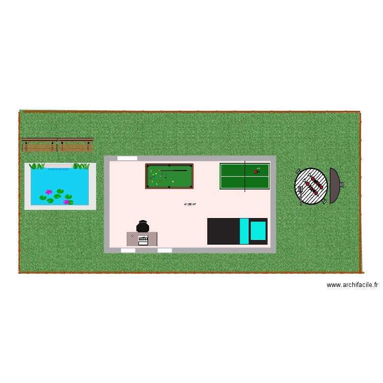 room. Plan de 0 pièce et 0 m2