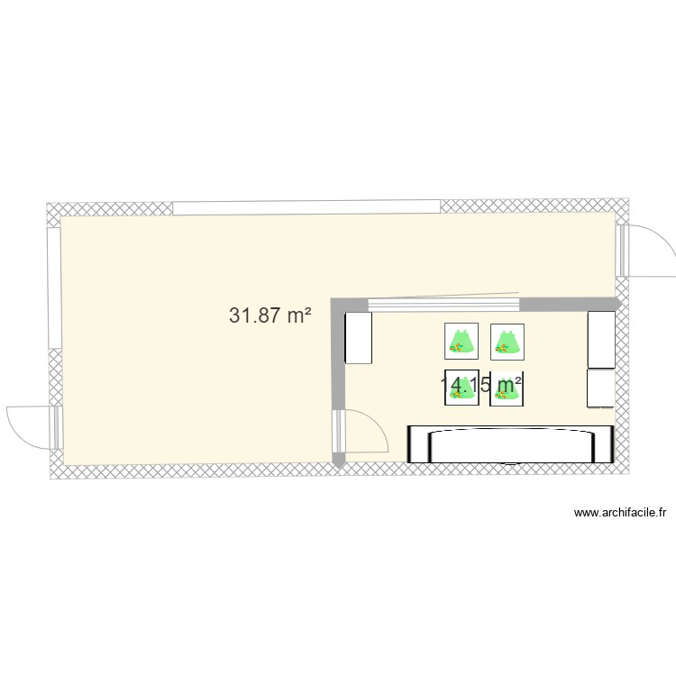 plano aula infantil camino organizacion de centros. Plan de 0 pièce et 0 m2