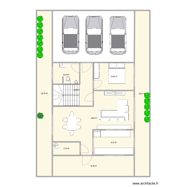 Test 1. Plan de 0 pièce et 0 m2