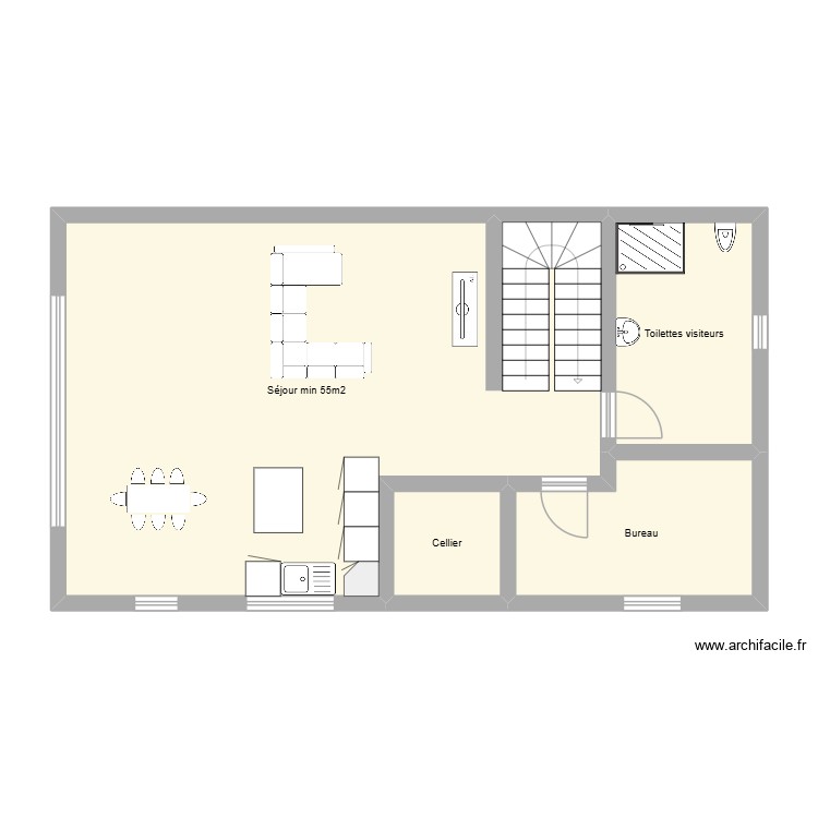 1. Etage. Plan de 0 pièce et 0 m2