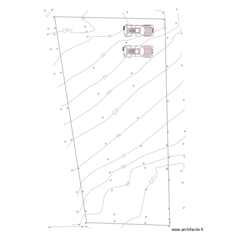plano 2. Plan de 0 pièce et 0 m2