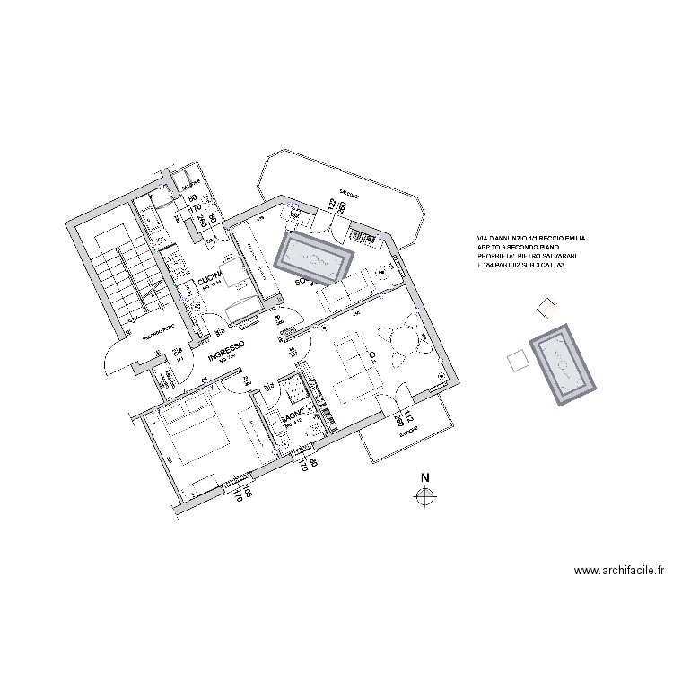 Via D'Annunzio 1/1 - RE. Plan de 0 pièce et 0 m2
