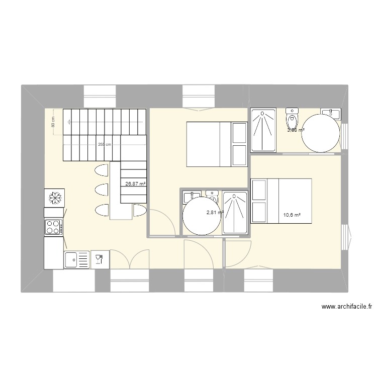 Vega añadido altillo. Plan de 0 pièce et 0 m2
