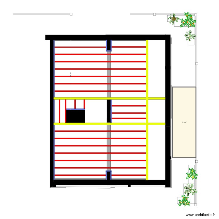 tussenvloer Bas. Plan de 0 pièce et 0 m2