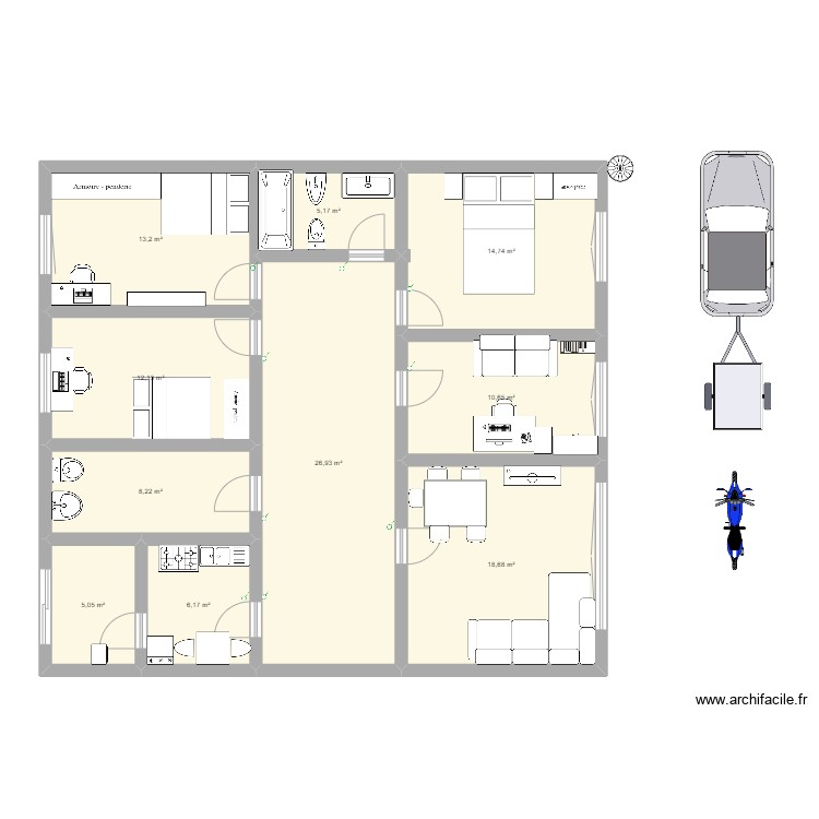 PLANDO DE UNA CASA. Plan de 0 pièce et 0 m2