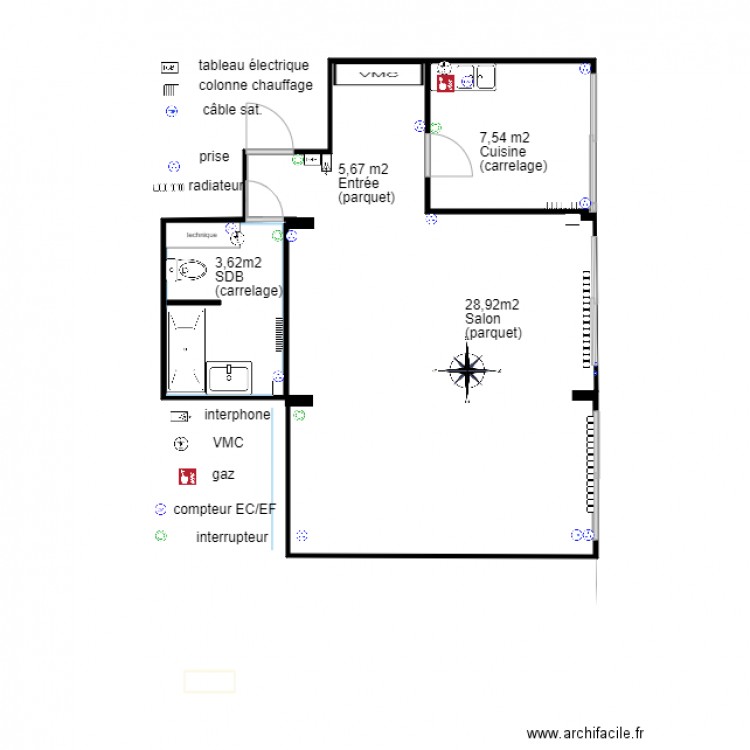 BOURET. Plan de 0 pièce et 0 m2