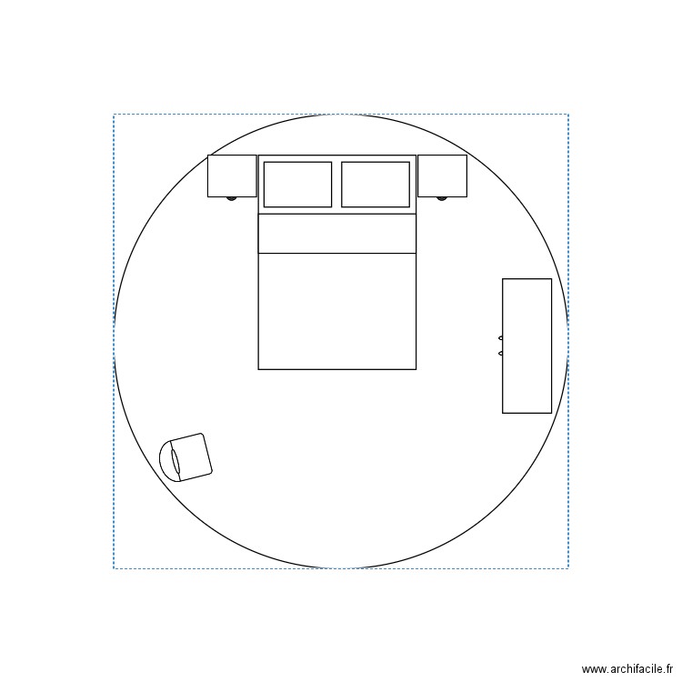Yurt 4m . Plan de 0 pièce et 0 m2