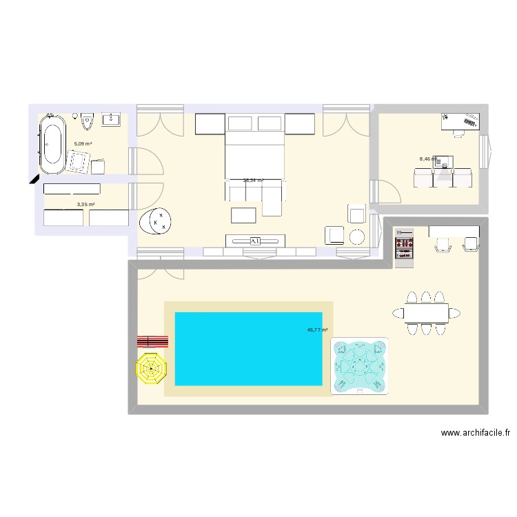 hommee. Plan de 0 pièce et 0 m2
