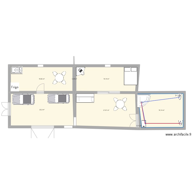 casa. Plan de 0 pièce et 0 m2