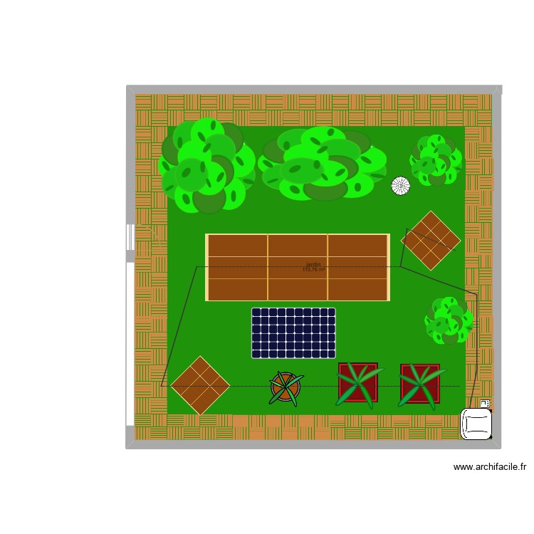 trystan gabi. Plan de 0 pièce et 0 m2