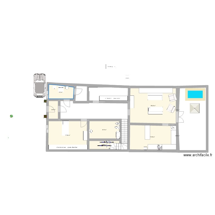 casita xula xula. Plan de 0 pièce et 0 m2