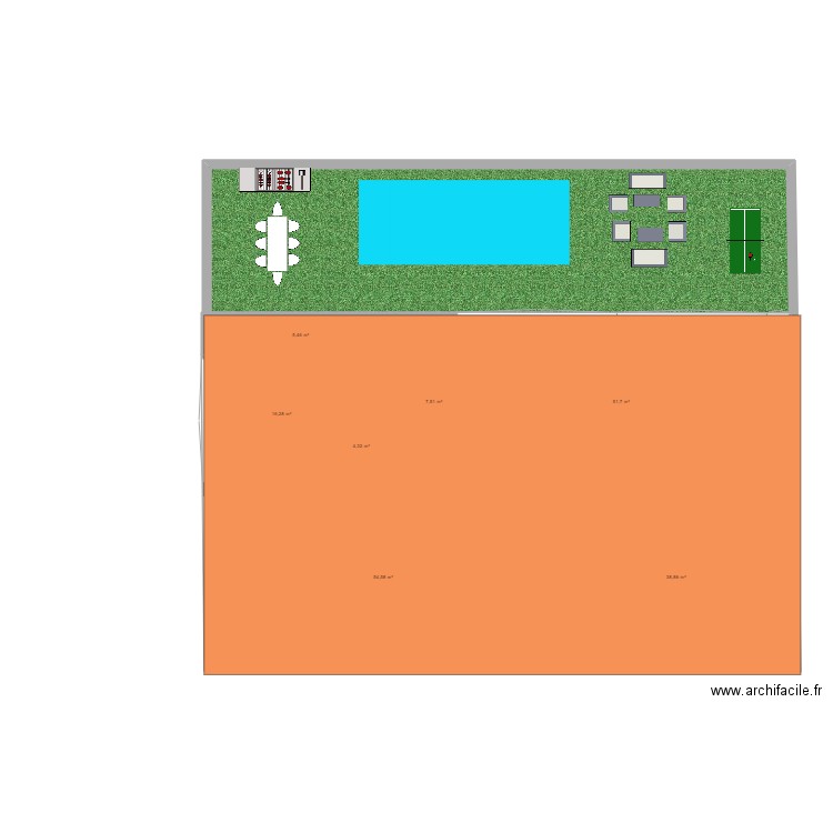 casa da barbie. Plan de 0 pièce et 0 m2