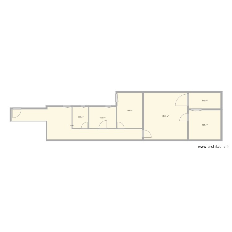 traveserra 326 bajos. Plan de 0 pièce et 0 m2