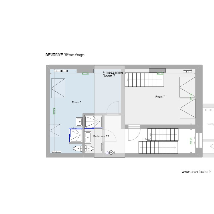 Devroye. Plan de 0 pièce et 0 m2