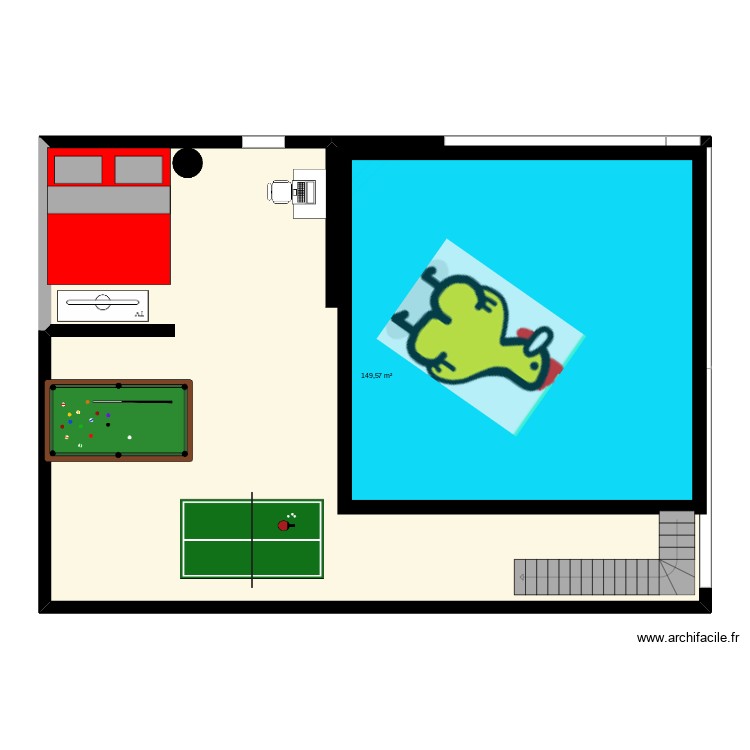 M.H.Houser@Maxime. Plan de 0 pièce et 0 m2