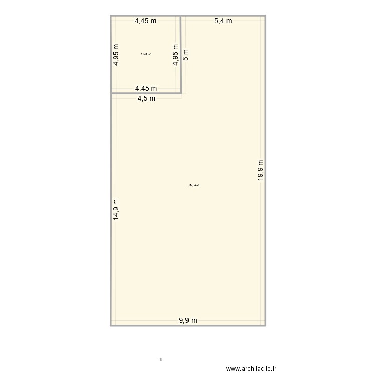 Casa Baradero. Plan de 2 pièces et 196 m2