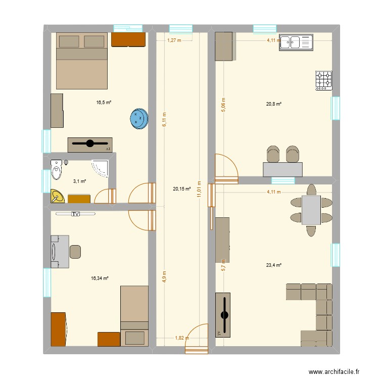 FFFFFFFFFFFF. Plan de 0 pièce et 0 m2