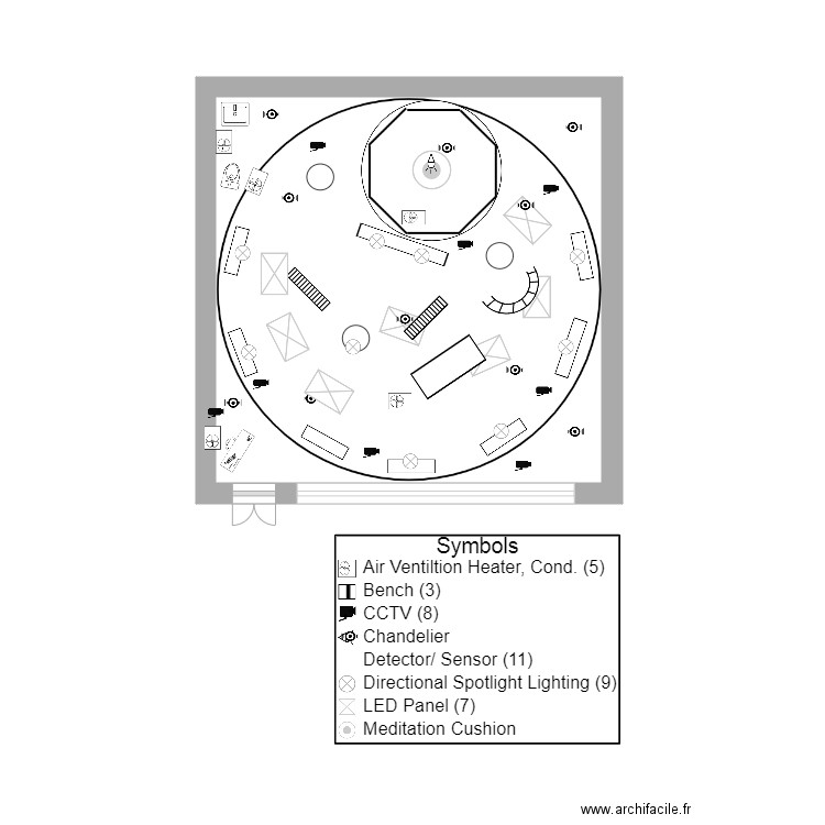 natureofwork. Plan de 0 pièce et 0 m2