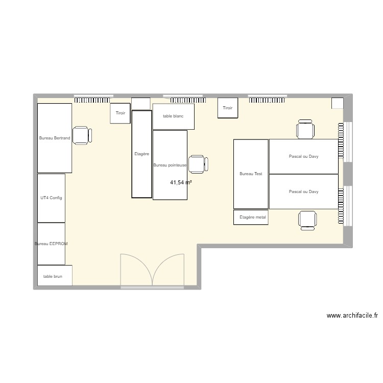 Bureau Isnes. Plan de 0 pièce et 0 m2