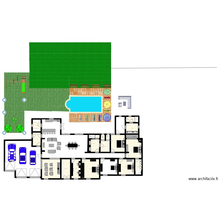 cinco. Plan de 0 pièce et 0 m2
