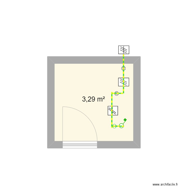 primero. Plan de 0 pièce et 0 m2