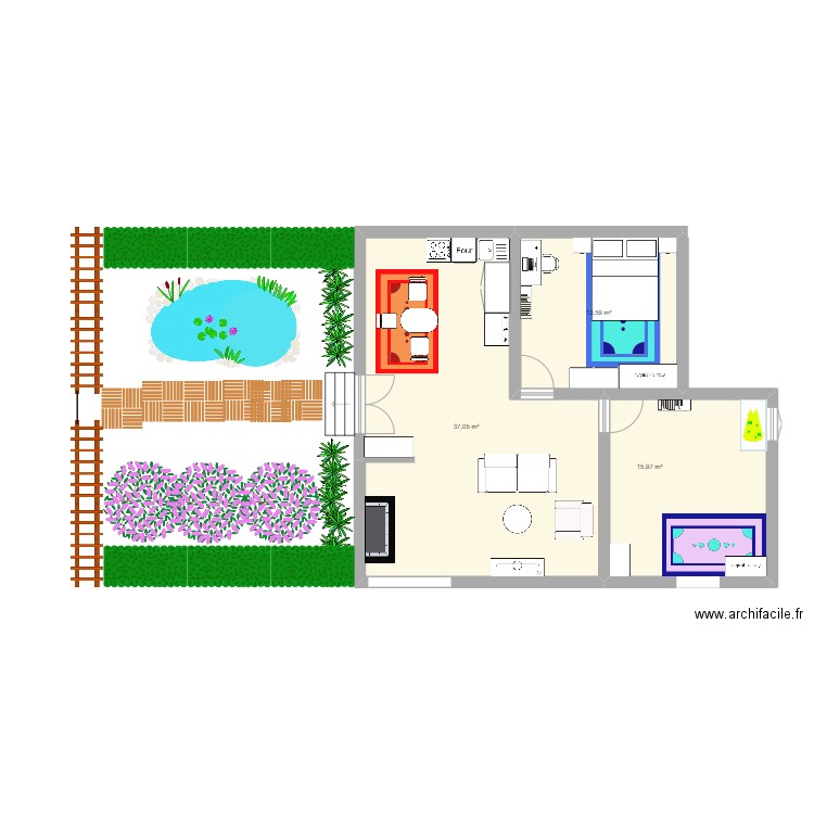 haus für 3. Plan de 0 pièce et 0 m2